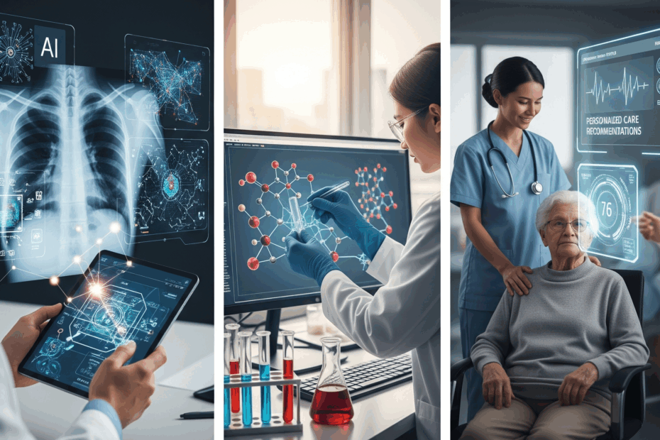 医療AIの活用事例 ― 画像診断から新薬開発、介護支援まで広がる応用